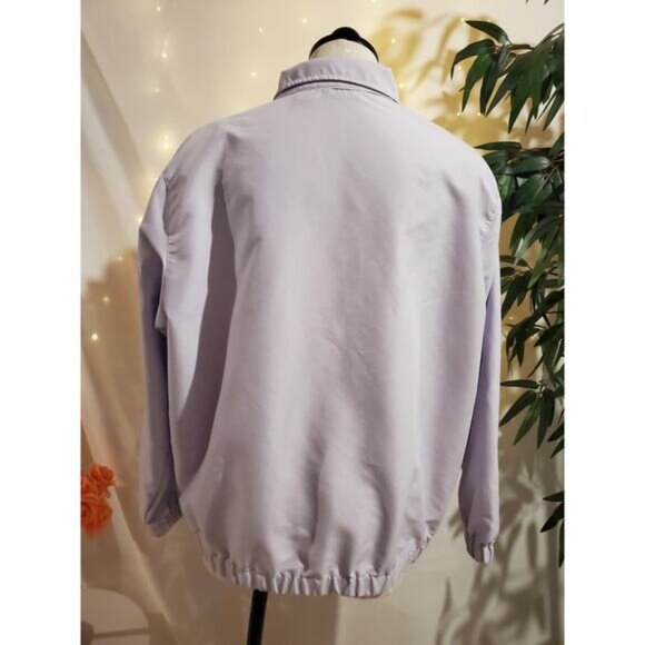 Keneth Too! Vtg Embroidered Butterfly Zip Jacket Womens Size XL Purple Pockets - Picture 3 of 11